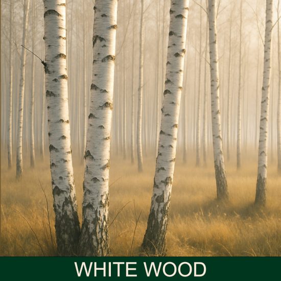 White wood miris za sveće