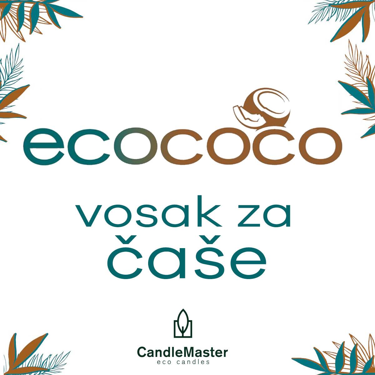 kokosov vosak za čaše