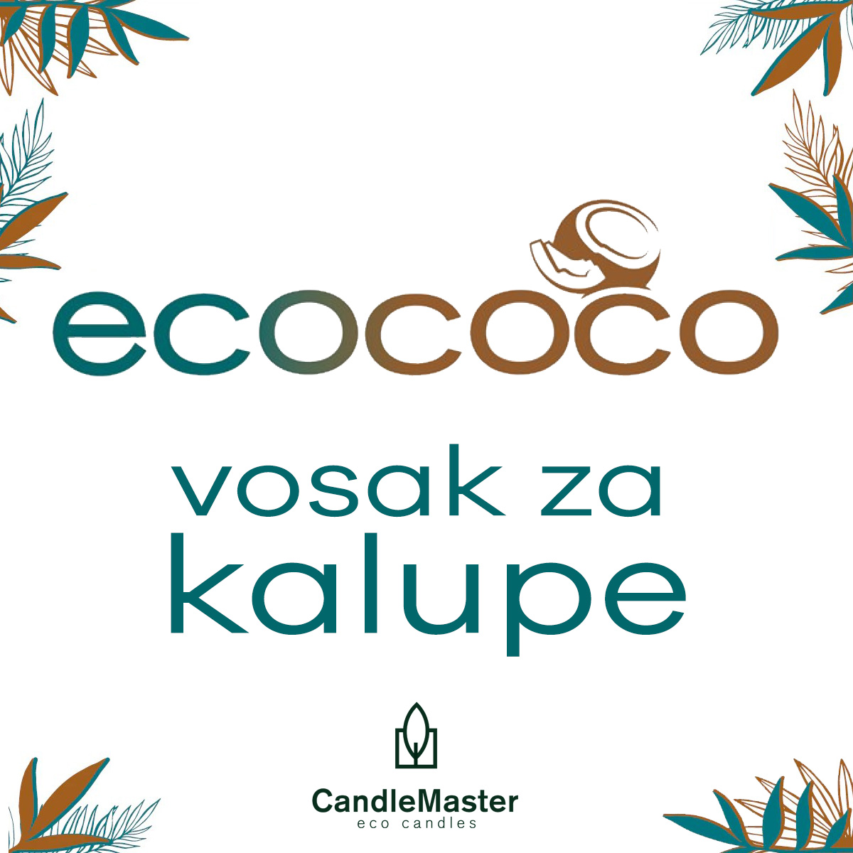 kokosov vosak za kalupe