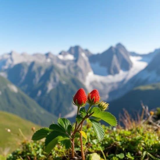 Alpine strawberry miris za sveće
