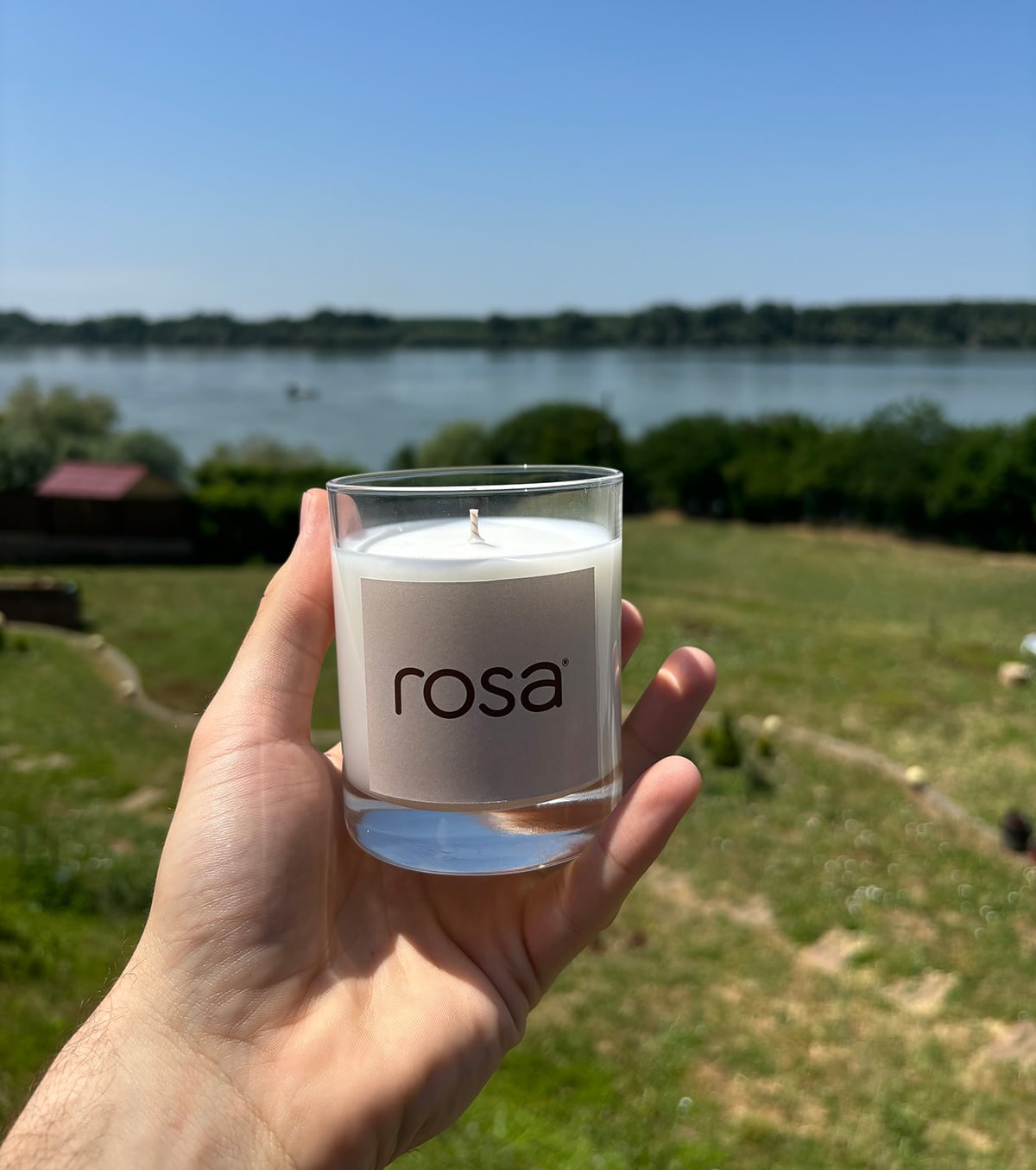 Private label sveća Rosa, izrada po meri klijenta
